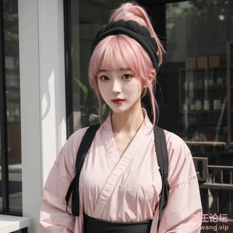 00008-3039716549-Girl, outside, Chinese Hanfu, pink hair, cute face, body,.png